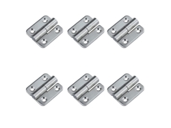 6 Bisagras Desmontables De Acero Inoxidable 304 3.7cm Derechas Con Tornillos