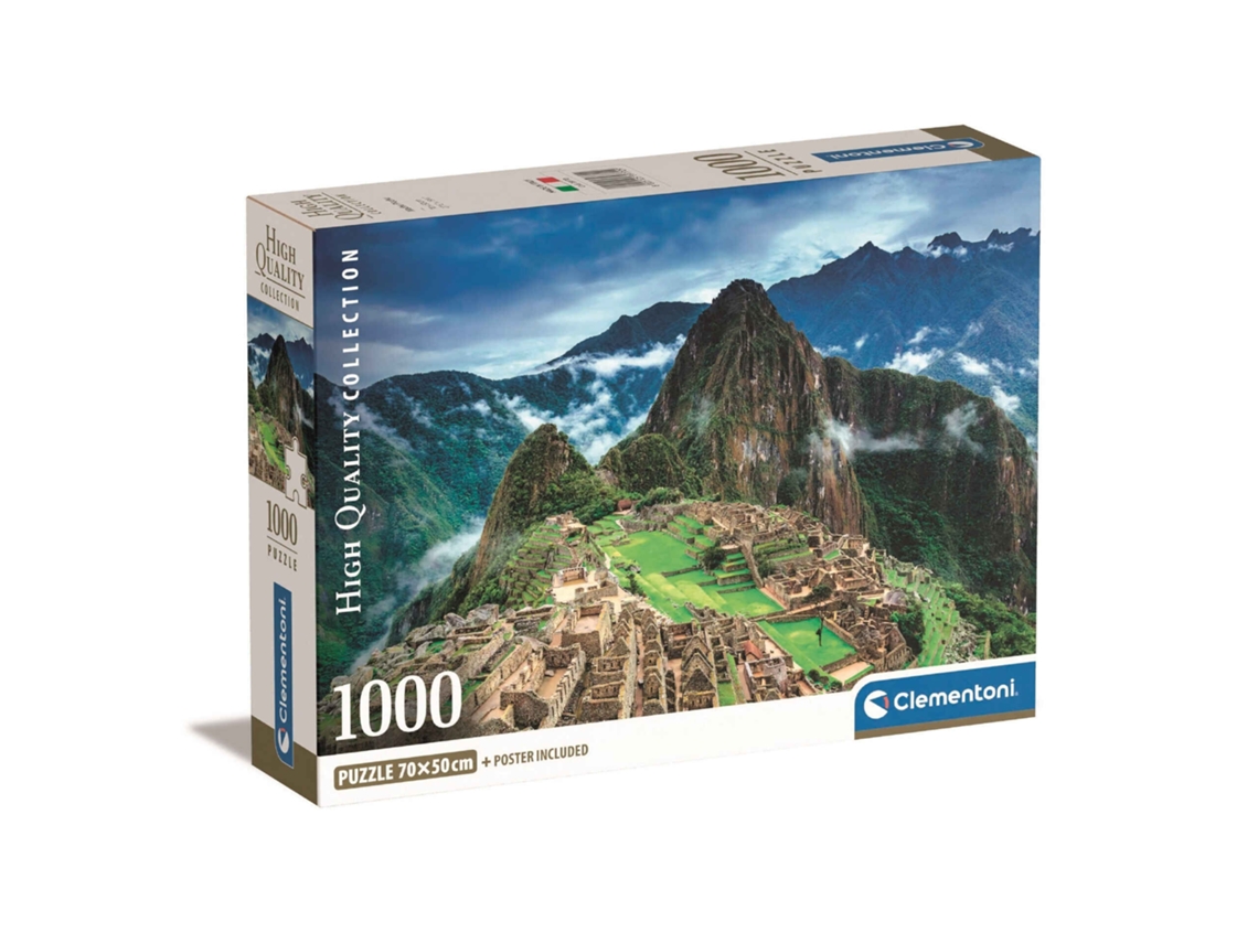 Puzzle CLEMENTONI High Quality Collection Machu Picchu (1000 Piezas - Edad Mínima: 14 años)