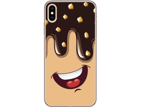 Carcasa iPhone XS Max TUMUNDOSMARTPHONE Helado Chocolate Multicolor