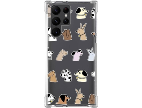 Carcasa Samsung Galaxy S22 Ultra 5G TUMUNDOSMARTPHONE Dibujos Antigolpes Perros Multicolor