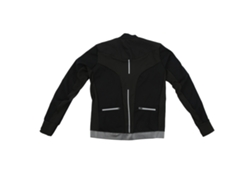 Chaqueta Ciclismo Reflectiva Impermeable Viento Abrigo Bicicleta Invierno Manga Larga Negro Xxxl
