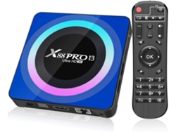 Android Tv Box, X88 Pro Android 13.0 Tv Box Con 4 Gb De Ram, 32 Gb De Rom, Rk3528, Compatible Con Cuatro Núcleos (negro)