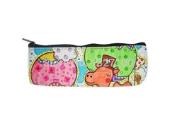 Estuche escolar con diseño de elefante, bolsa organizadora con cremallera, B 7689 Chennnls