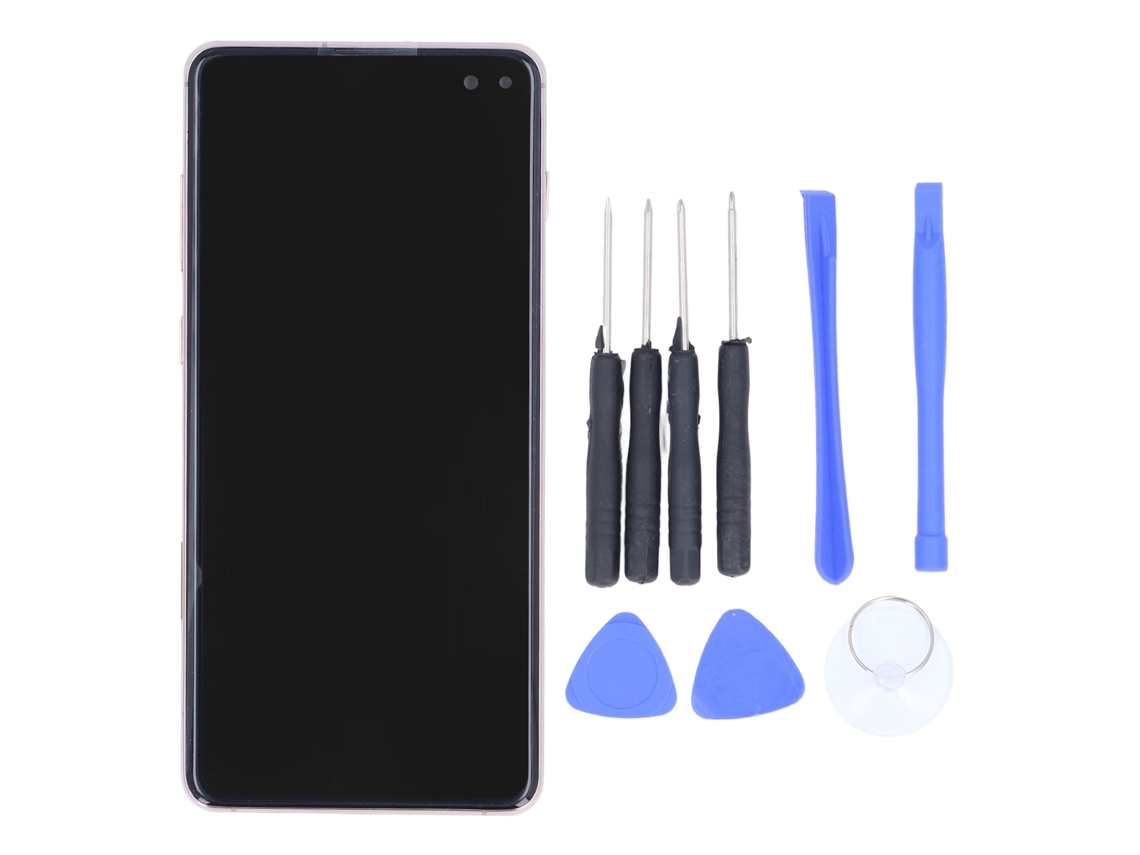 Ensamblaje de pantalla para teléfono móvil Samsung Galaxy S10 Plus, pantalla táctil con marco, reemplazo de pantalla TFT EOOCOO