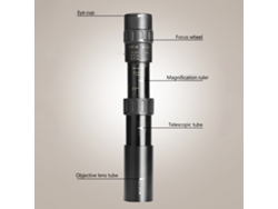 Telescopio Monocular De 10-300x40 Mm Con Trípode Y Soporte Para Teléfono Móvil Para Observación De Aves Y Acampada.