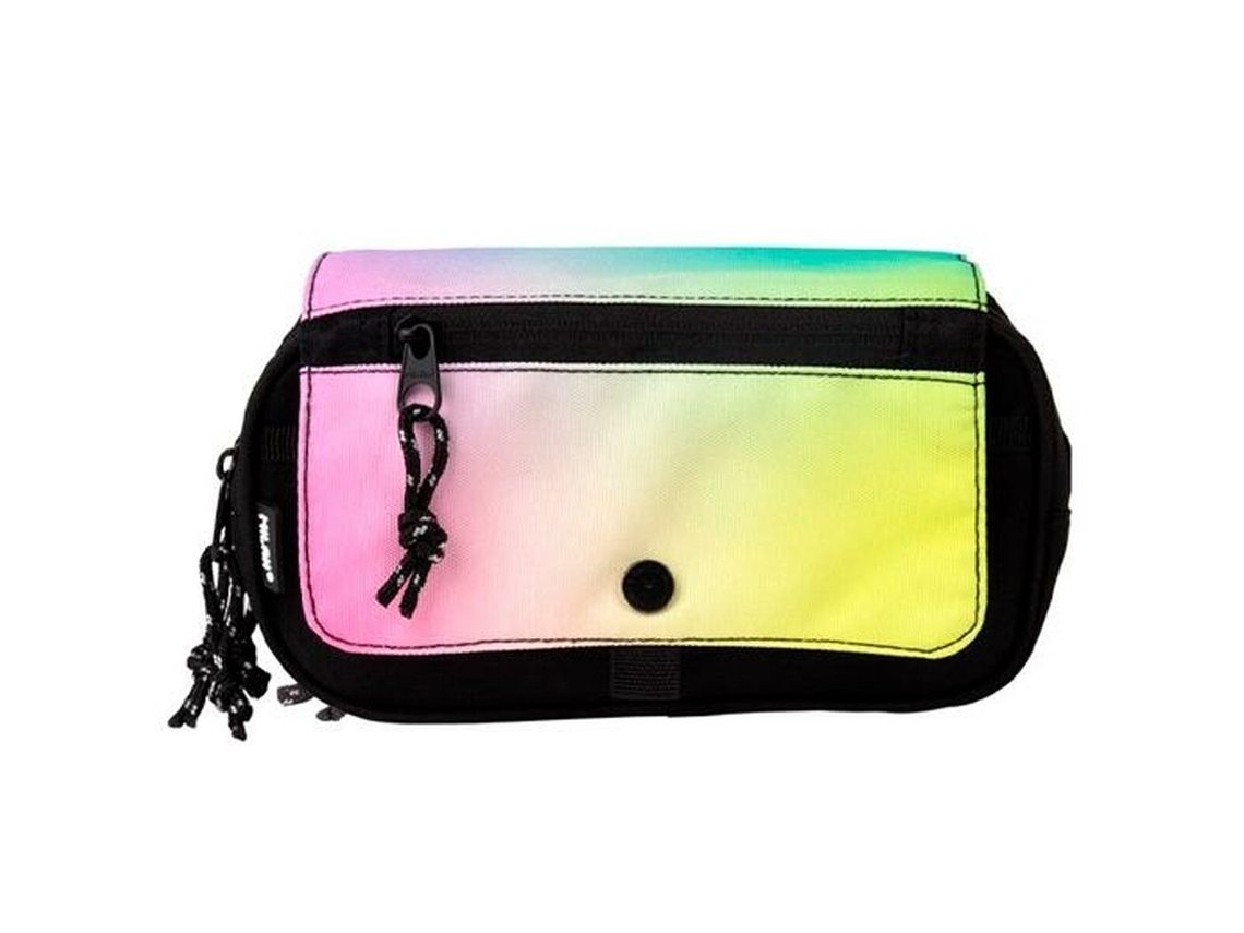 Estuche Escolar MILAN Sunset Negro 13x24x10 cm