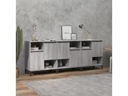 Lovely Home Aparador 3 Pzs 60X35X70 Cm Derivados Madera Gris Sonoma