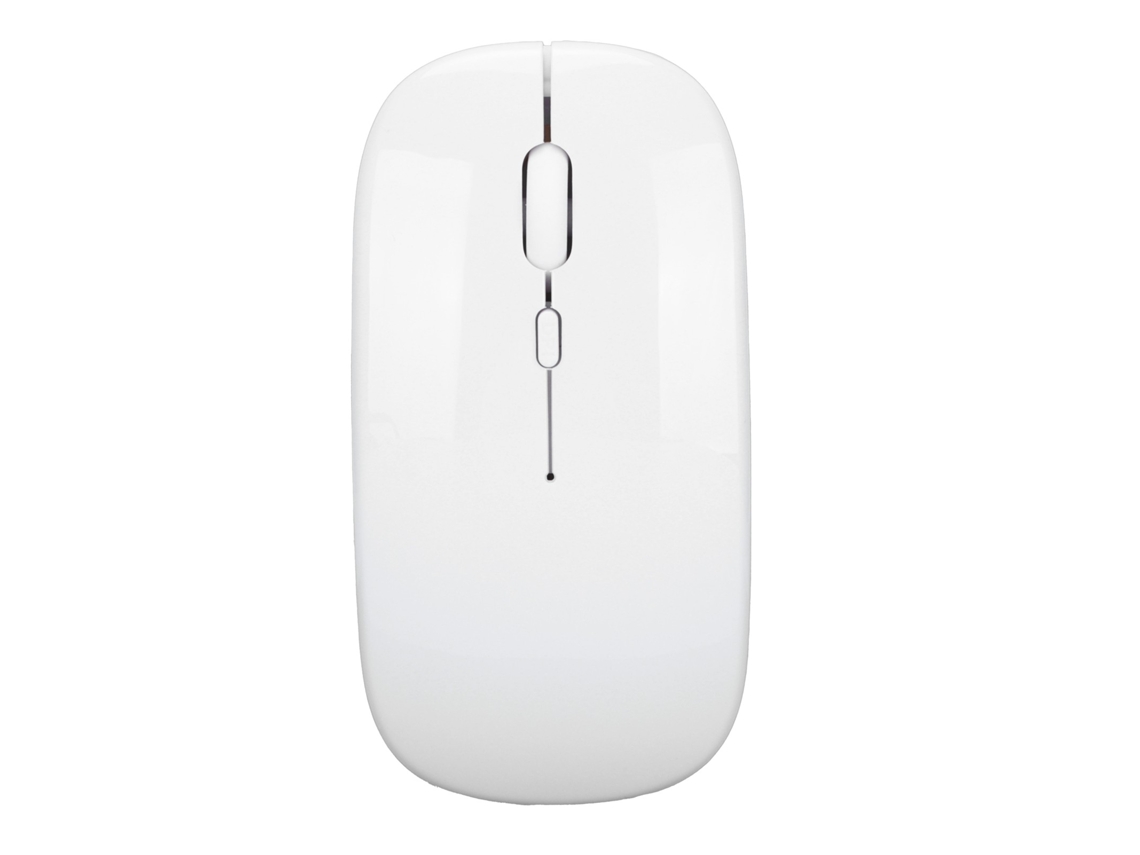 Ratón Inalámbrico Ultradelgado Y Portátil Mudo Smart Con 3 Niveles De Dpi Para Ordenador/portátil - Blanco
