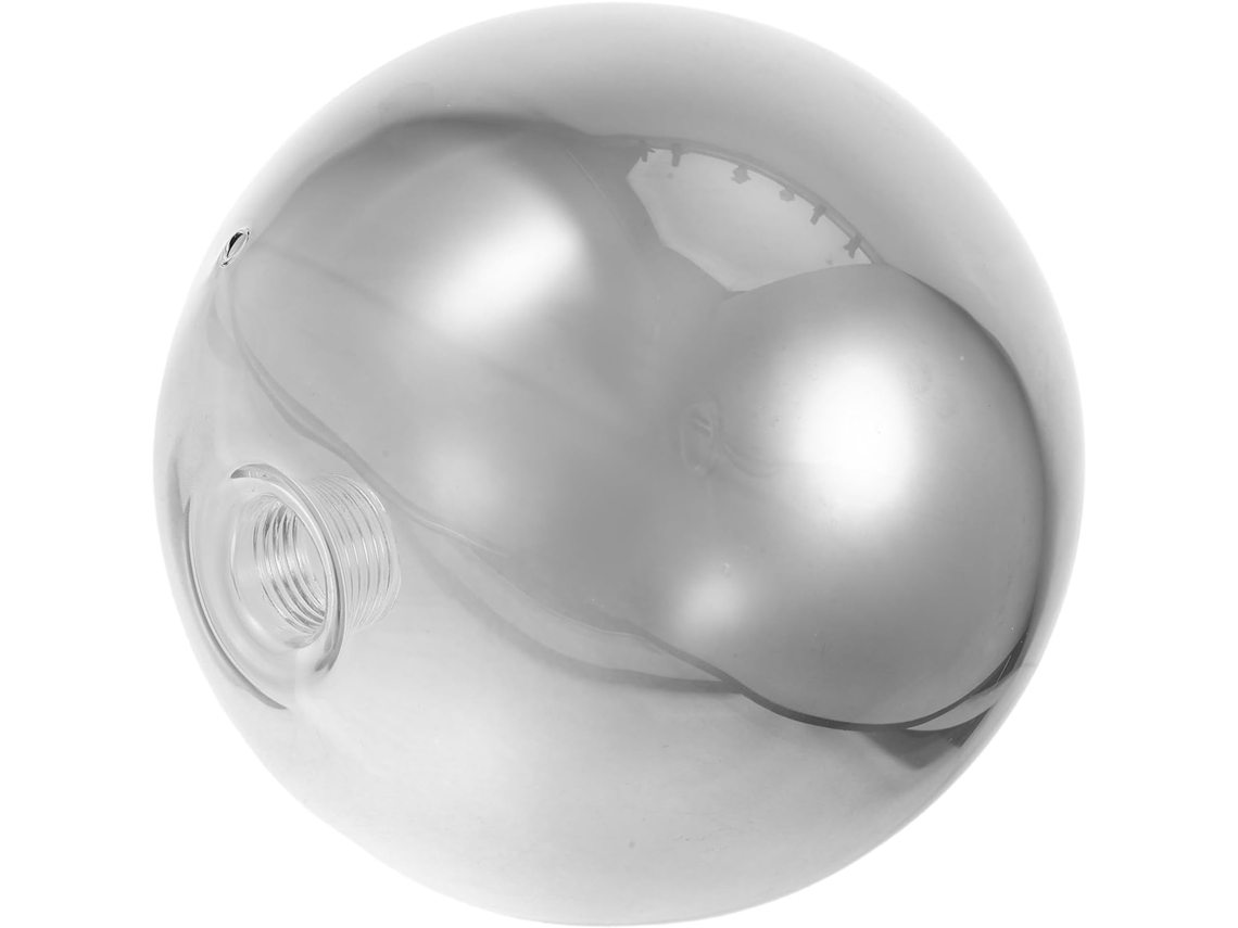 Cúpula esférica de cristal ahumado para lámpara colgante moderna G9, detalle decorativo elegante, iluminación suave.