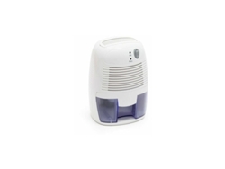 Mini Deshumidificador Eléctrico Ultrasilencioso Para Espacios Pequeños De Hasta 20 M², Color Blanco, Con Tecnología Termoeléctrica De Bajo Ruido Para