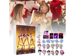 Calendario de Adviento de Navidad 2026 con muñeco de juguete y cuenta regresiva de 24 días, caja de regalo Xin Sonic Aeuzwr