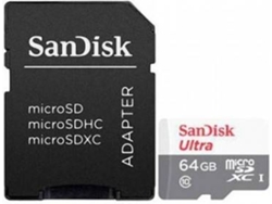 Tarjeta de Memória SANDISK Ultra Micro SDXC (64 GB - 100 MB/s)