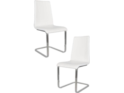 Conjunto de 2 Cadeiras T M C S Berlin (Branco - 94.5x42.5x56 cm - Aço)