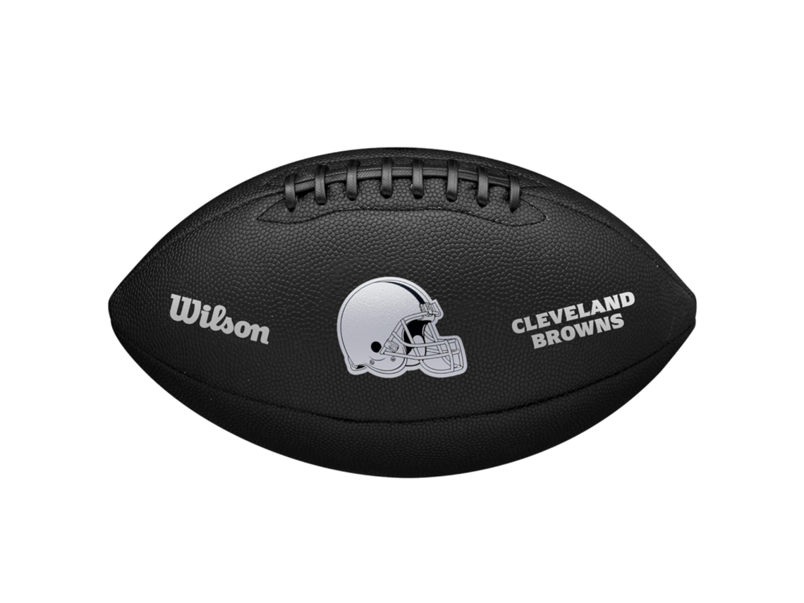 Wilson Nfl Team Metallic Premiere Cleveland Browns Ball Wf4015808xb, Unisexo, Balones De Futbol Americano (negro - 9 Eu)
