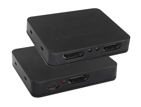 Adaptador Divisor Hdmi 1 A 2 HDMI0117-Y18 Negro