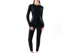RNEMITERY Traje de buceo unisex de neopreno elástico integral con cremallera delantera larga