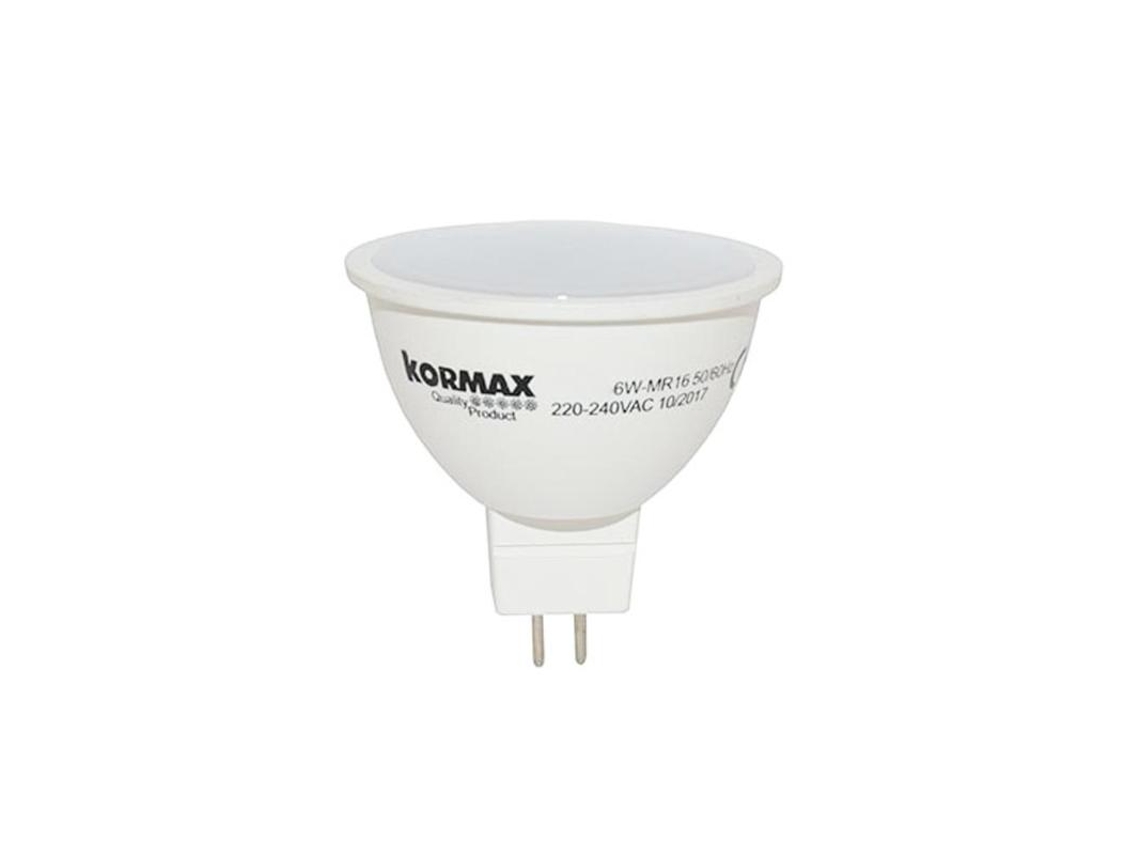 Lamparas led mr16 6w dicroica, luz calida pack 5