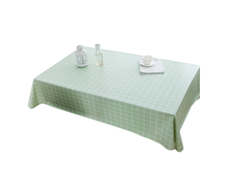 Mantel de comedor de arte de tela impermeable y a prueba de aceite rectangular de lino de algodón style1