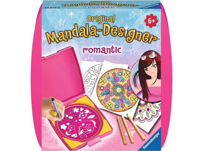 Juego de Diseño RAVENSBURGUER Romantic Mini Mandala