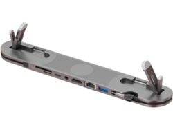 Estación De Acoplamiento Usb-c Plegable Con Carga Pd De 100 W Y Puerto Ethernet 4k.