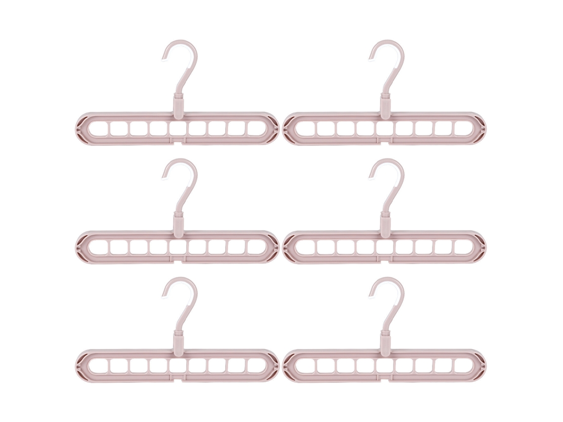 Organizadores de armario multifuncionales con agujeros, perchas mágicas para ahorrar espacio, almacenamiento para ropa pesada, camisas, pantalones y vestidos.