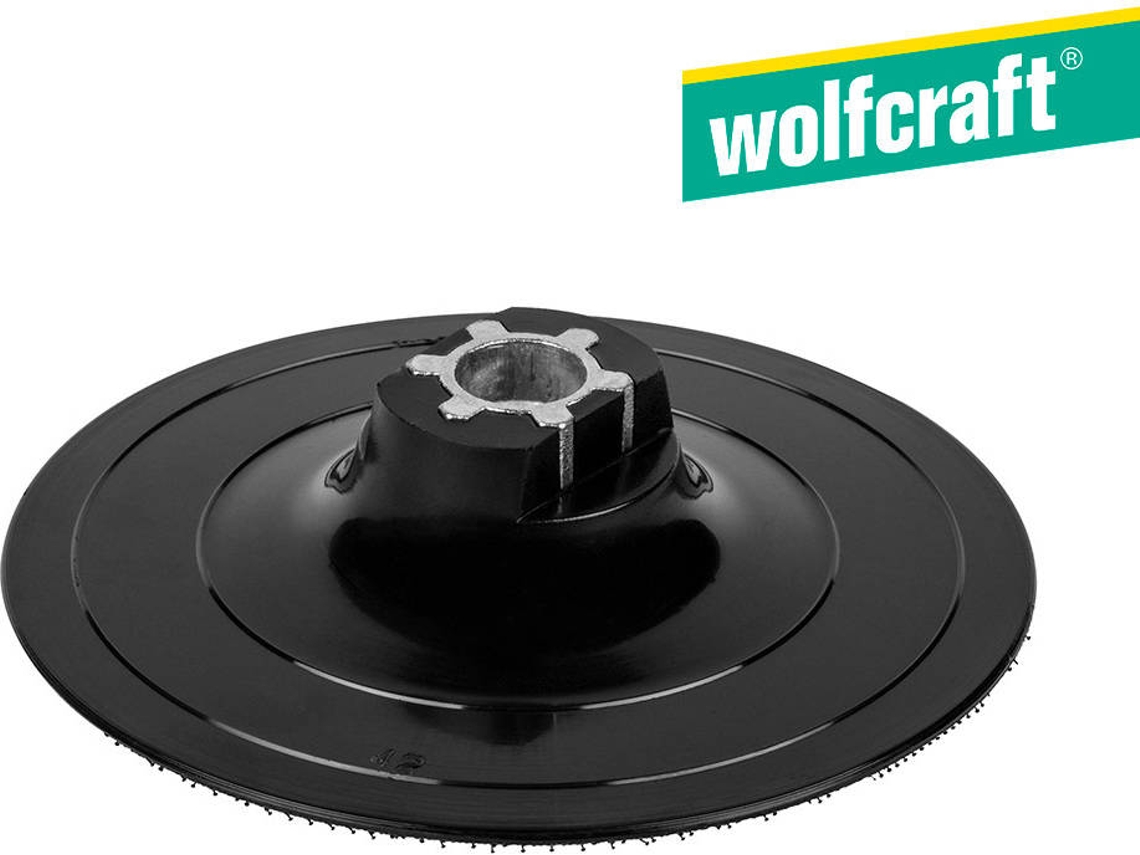 Ordinario Multiplicación padre Placa para Papel de Lija Adhesivo con Rosca Wolfcraft M14 Ø115 2281000  Wolfcraft