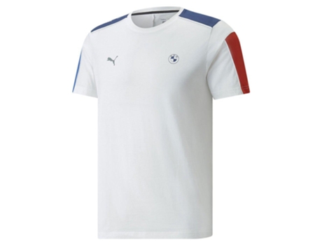 Camiseta de Hombre PUMA Bmw Mms Multideportes Algodón Blanco (S)