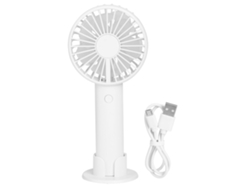 Mini ventilador portátil recargable por USB - Blanco