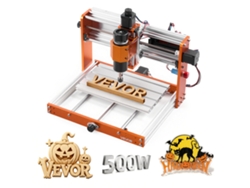 Fresadora CNC de 3 ejes Vevor 500 WE para grabado en madera (300 x 180 x 80 mm)
