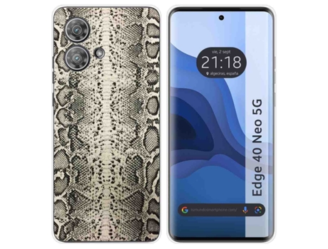 Funda Diseño para Motorola Edge 40 Neo 5G TUMUNDOSMARTPHONE Silicona Multicolor