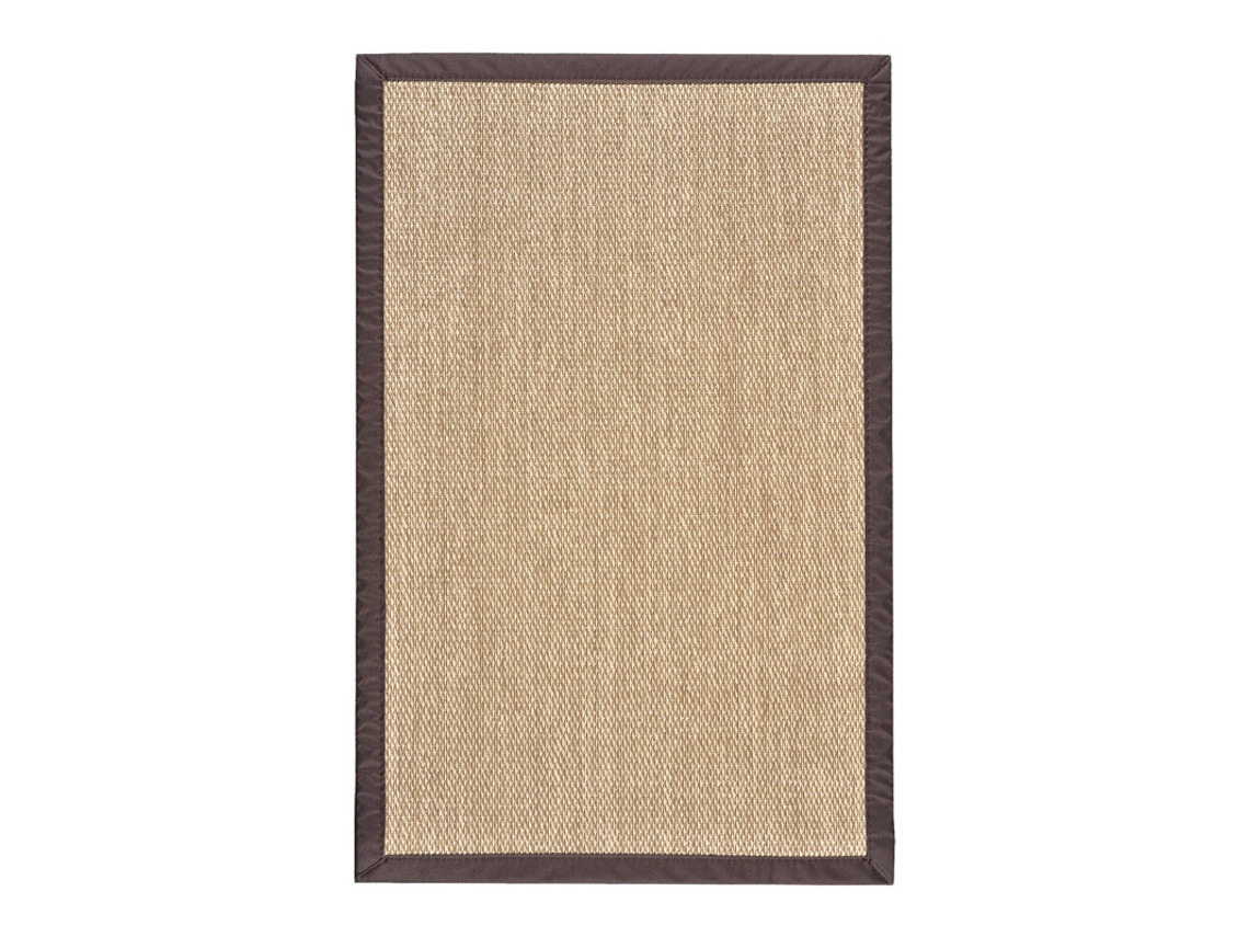 Alfombra vinílica Deblon con Ribete Antideslizante STORESDECO (PVC - 120 x 180 cm - Marrón)