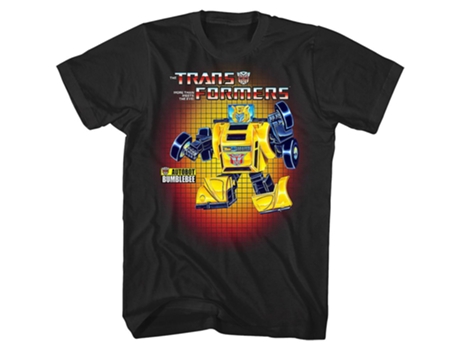 Camiseta ROCKINSTONE de Transformers Bumblebee de Box Art (S)