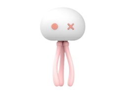 Linda luz nocturna infantil, portátil, con forma de medusa, ideal para la habitación del bebé. Incluye trípode flexible con pinza.
