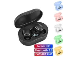 Auriculares Inalámbricos Bluetooth Tws, Con Micrófono, Resistentes Al Agua Y Compatibles Con Controles De Música Y Movimiento.