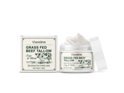 Crema hidratante facial con grasa de res para una piel hidratada y nutrida.