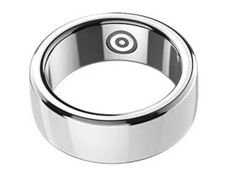 Chronus Smart Ring Impermeable Sueño Ritmo cardíaco Monitoreo de oxígeno en sangre Anillo Bluetooth Negro 18# AUJEZON