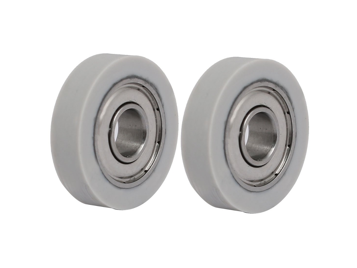 Rodamiento De Bolas Con Revestimiento De Pu De 6 Mm X 20 5 Color Gris.