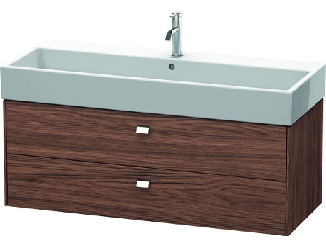 Mueble DURAVIT Brioso bajo encimera 118,4 x 45,9 cm 2 cajones con sifón y delantal para lavabo Vero Air 235012