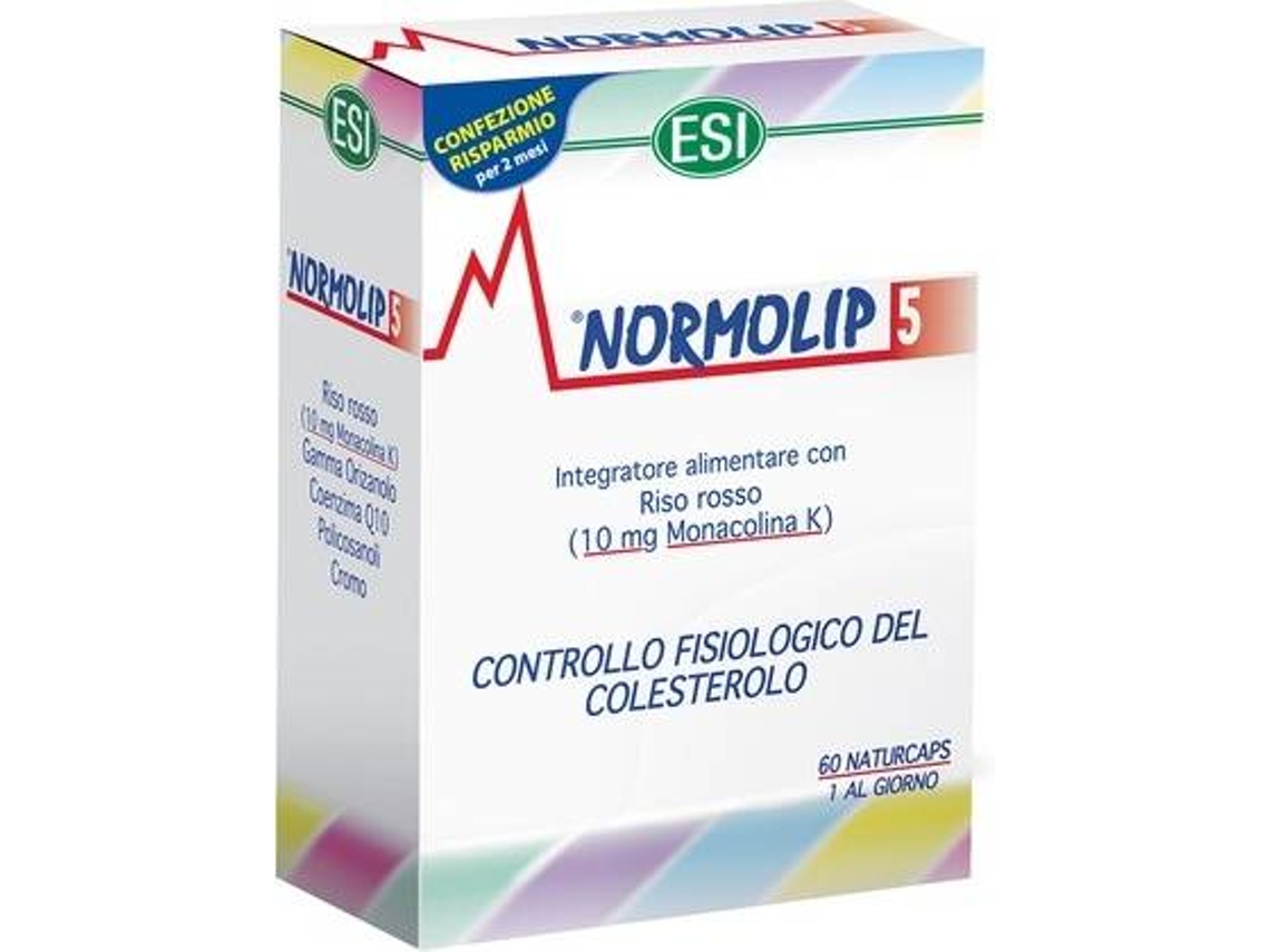Complemento Alimentar ESI Normolip (60 cápsulas vegetais)
