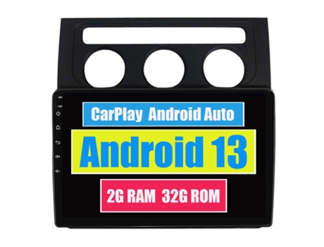 Autoradio Multimedia ROVERONE para Volkswagen Touran 1 2003 - 2010 CarPlay Android Coche Radio Bluetooth Navegación
