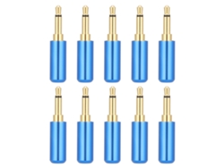 Conector para auriculares de 3,5 mm (reemplazo estéreo dorado)