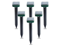 Pack 6 repelente solar serpientes. Ultrasonidos para exteriores.