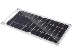 Panel Solar Usb Impermeable Para Senderismo Al Aire Libre Y Batería Externa Portátil Para Cargar Teléfonos.
