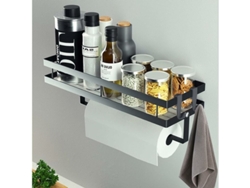 VYLARA Organizador De Cozinha Elegante, Fixação Magnética Forte, Amplo Espaço De Armazenamento Para Uma Experiência De Cozimento Simplificada (preto)