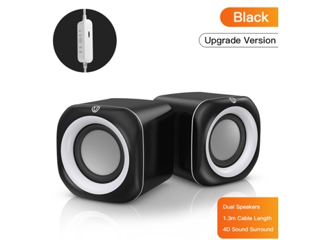 Altavoz portátil WEIMAI Usb para Subwoofer de PC portátil