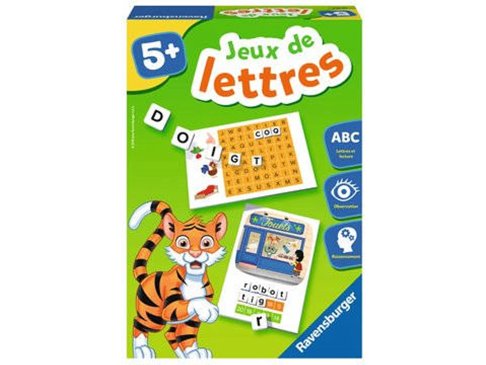 Juego de Mesa RAVENSBURGUER Jeux de lettres (Edad Mínima: 4 - Francés)