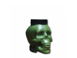 Bandido Hair Wax Cera en Polvo Brillo Extra Fijación Caveira Verde