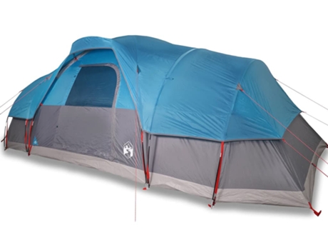 Tienda de campaña familiar iglú 11 personas VIDAXL impermeable azul