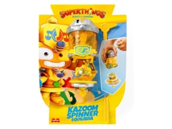 Superthings Power Warriors KAZOOM Spinner Equilibra Amarillo Caja Mágica (Cb/49143)