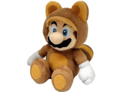 TOGETHER Super Mario Tanooki Peluche de tacto suave 22 cm Marrón